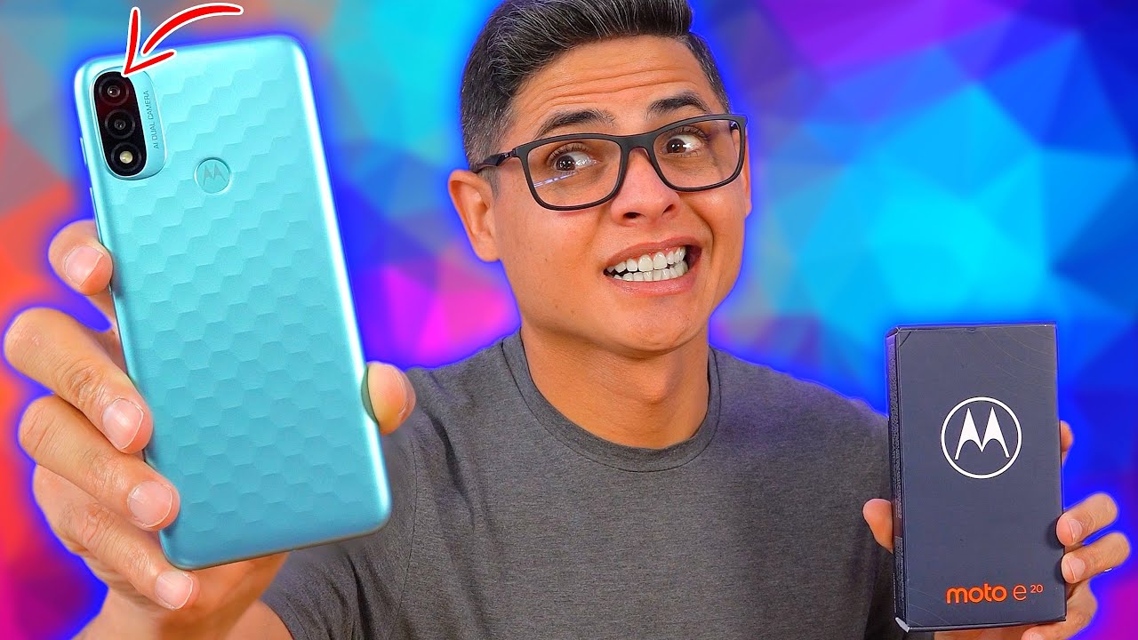 Motorola MOTO E20 - Vale a pena COMPRAR esse SMARTPHONE? Unboxing e Impress&otilde;es