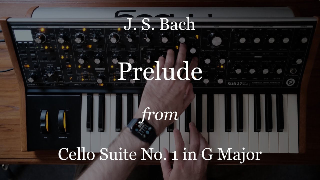 Prelude in G Major from Bach's Cello Suite No. 1