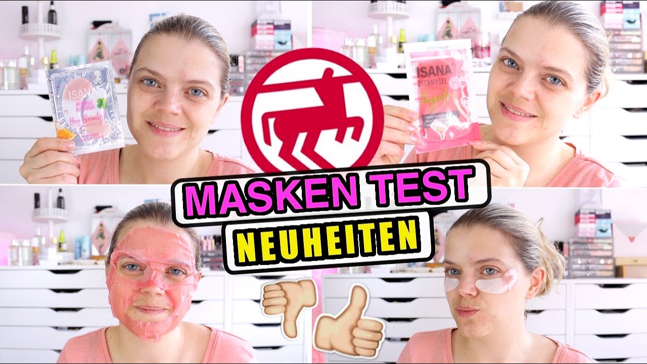 LIVE MASKEN TEST | ISANA EYEPADS HEY BEAUTY & ISANA TUCHMASKE MELONE