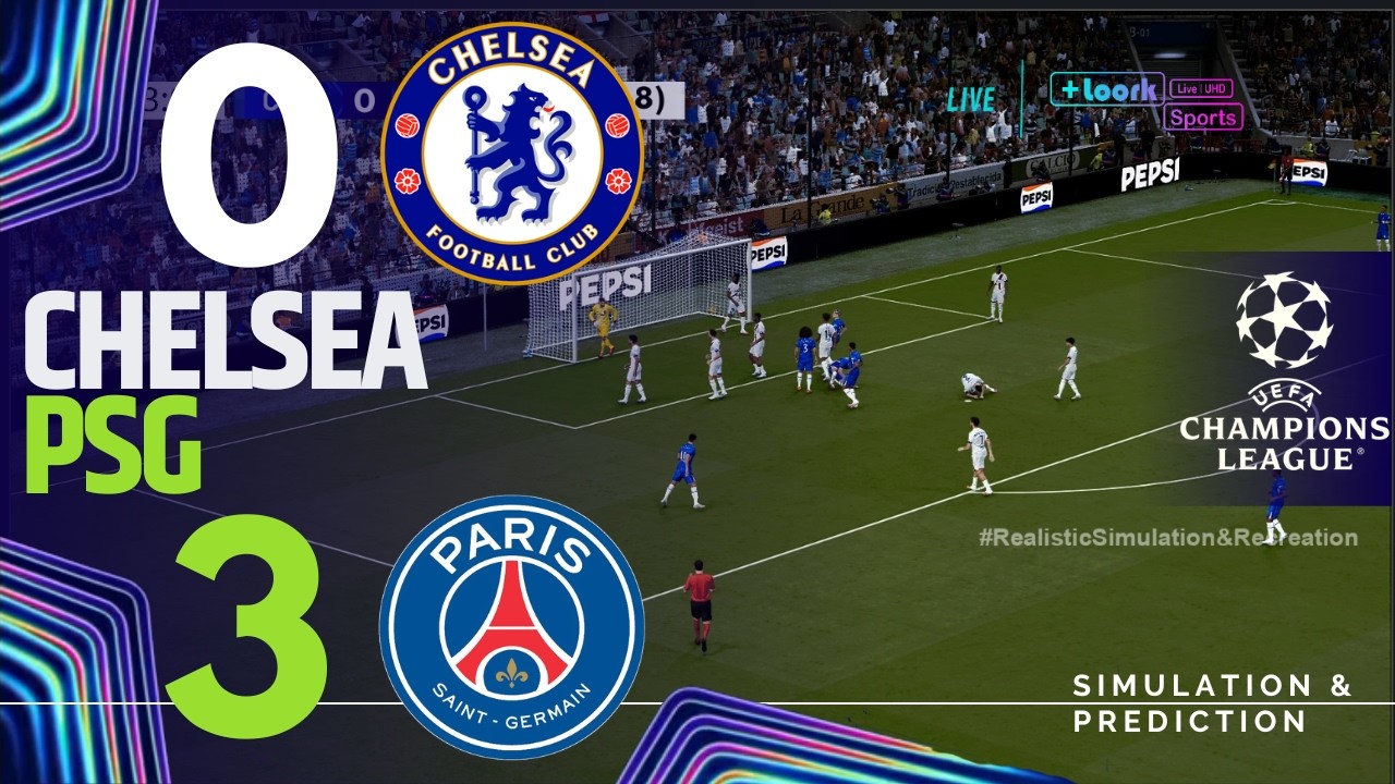 Chelsea vs. PSG LIVE 🔴| UEFA Champions League 25-26 | Full Match Simulation