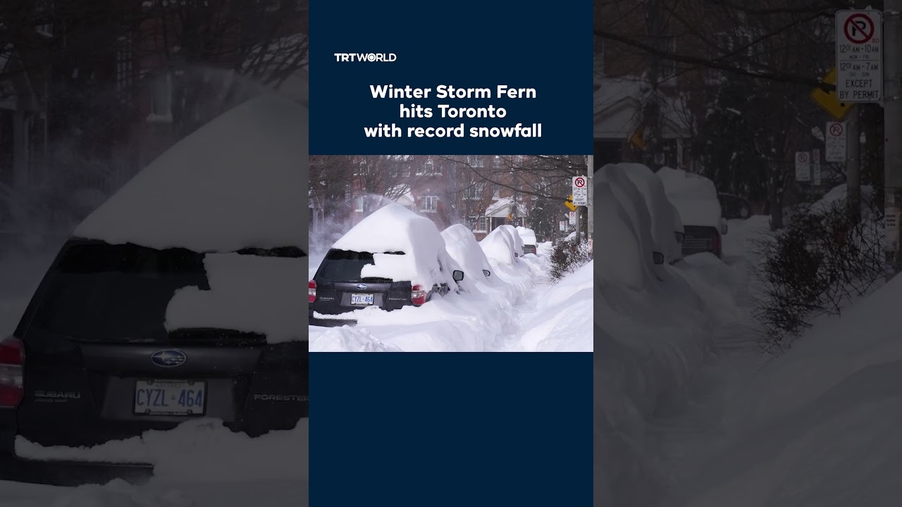 Winter Storm Fern hits Toronto with record snowfall