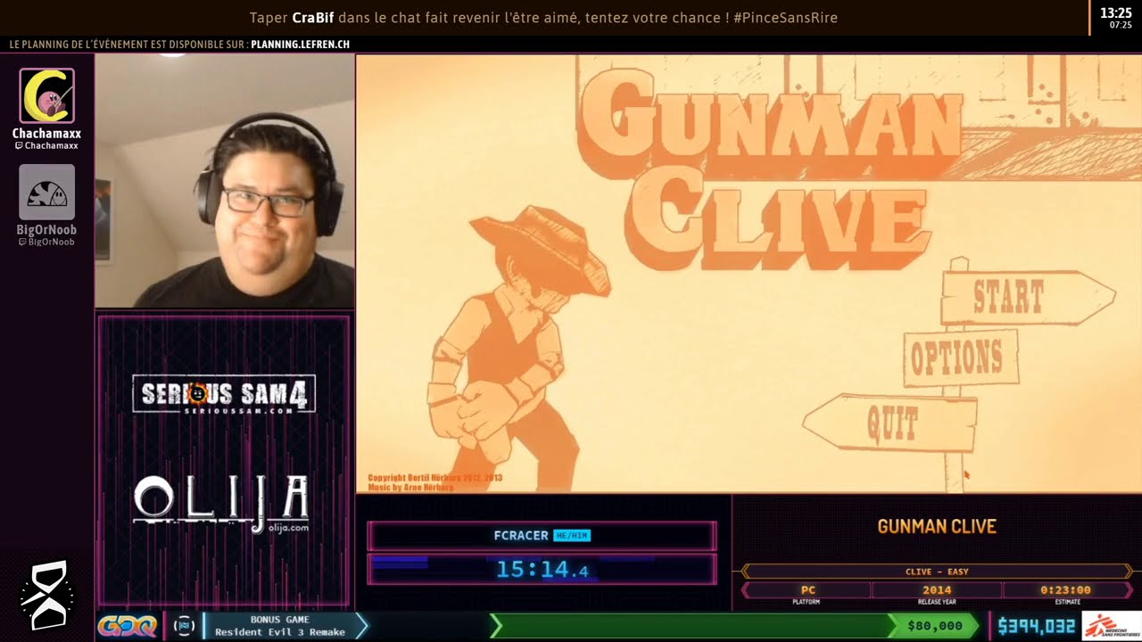 Gunman Clive en 15:14 (Clive - Easy) [SGDQ2020]