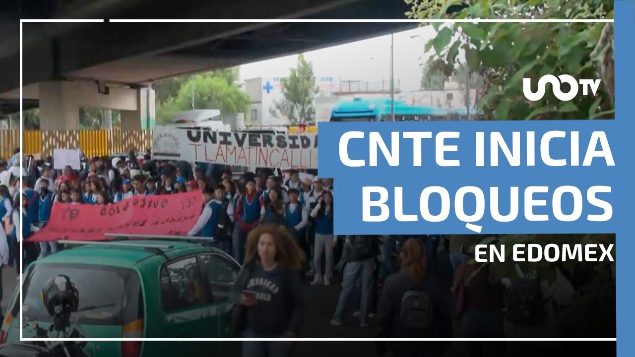 CNTE inicia bloqueos en Edomex y levanta plumas de la caseta M&eacute;xico-Puebla