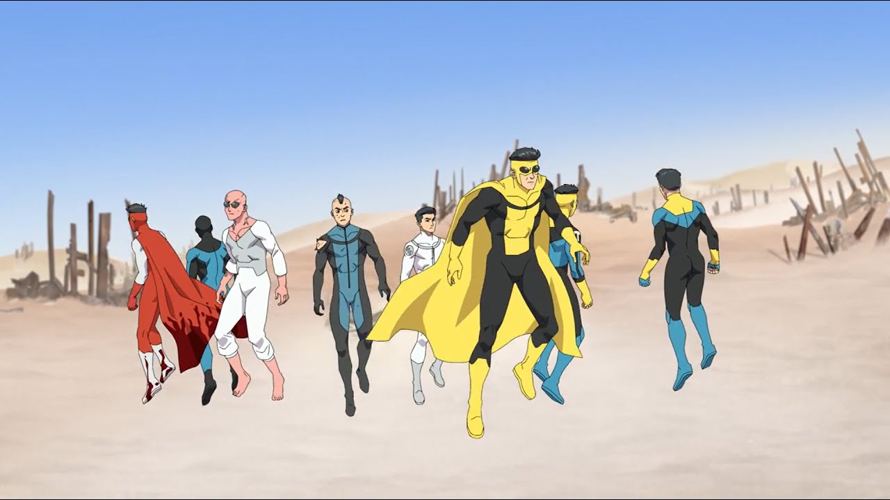 Alternate marks get banished to dimension by Angstrom Levy - Invincible Season 3