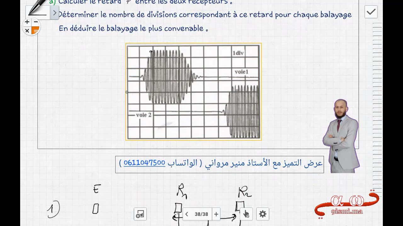 Physique ch1 : Exercice 6 (ondes mécaniques progréssives)