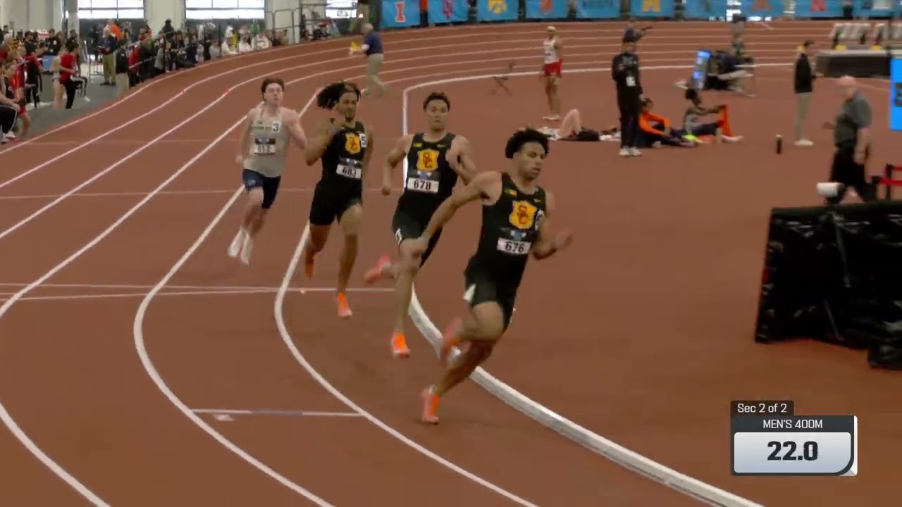 Men's 400m Section 2 - Big Ten Indoor Championships 2025 [Full Race Replay]