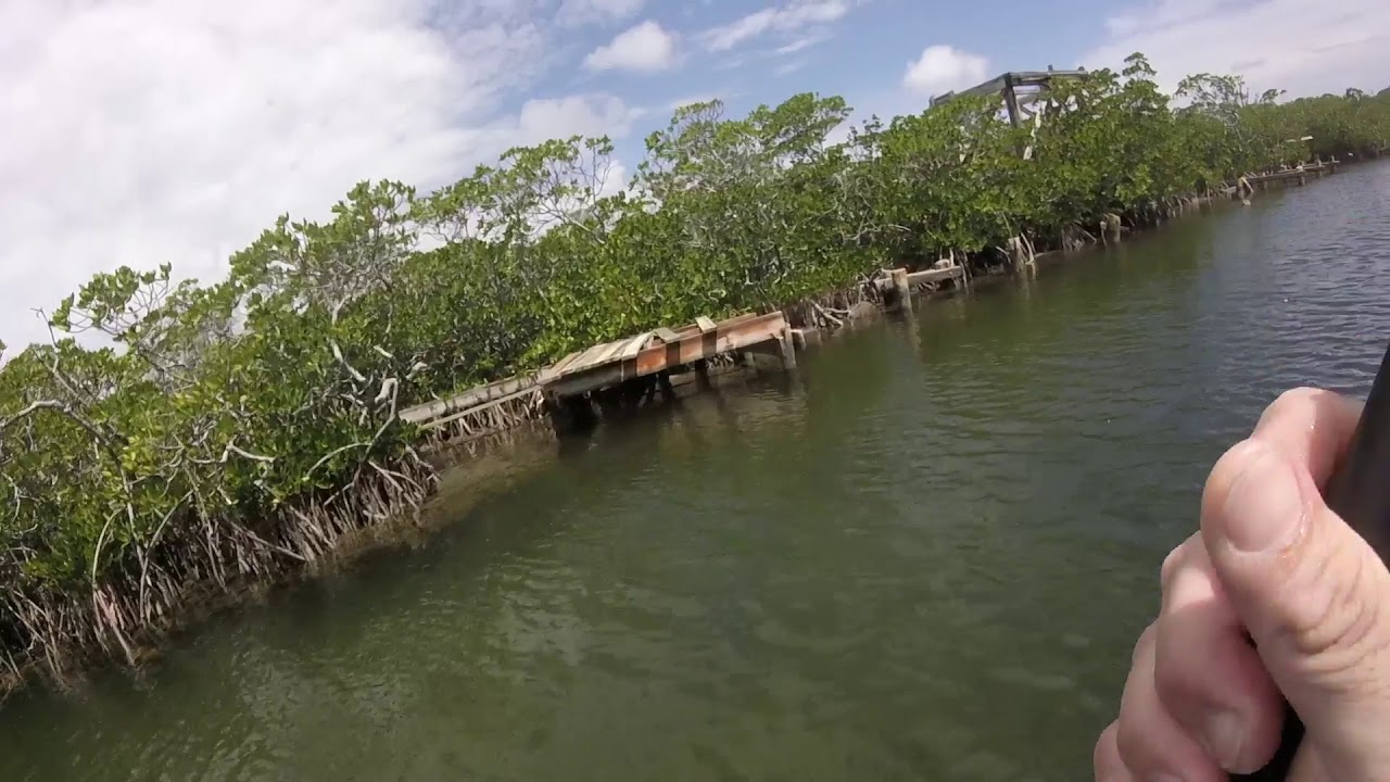 Fishing at John Pennekamp on the Bote HD Bugslinger