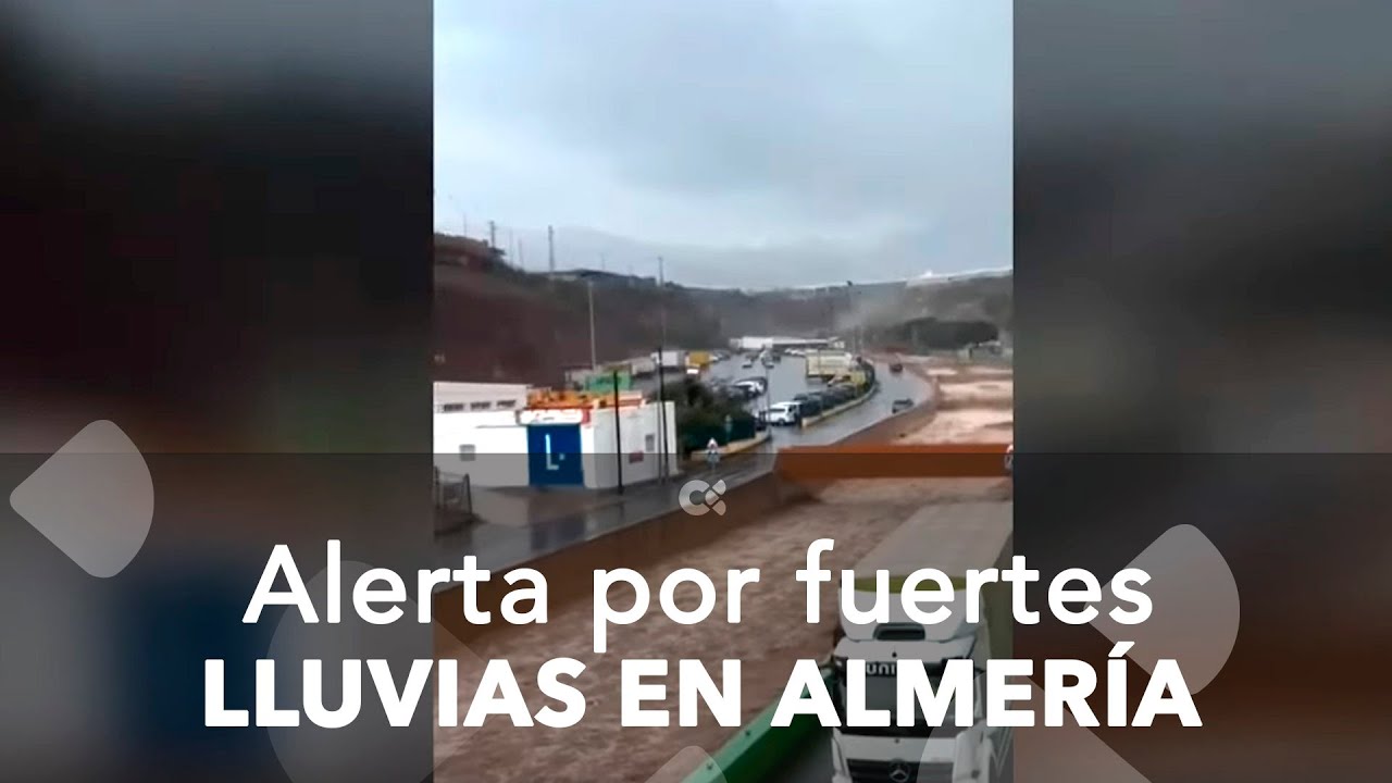 La AEMET alerta de fuertes lluvias en Almería