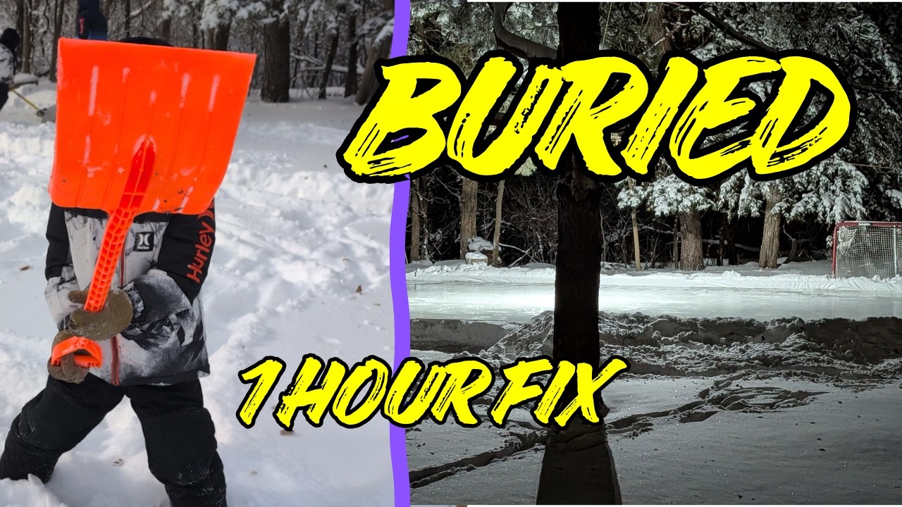 My Backyard Rink Had Slush Under The Snow - Here's What Worked
