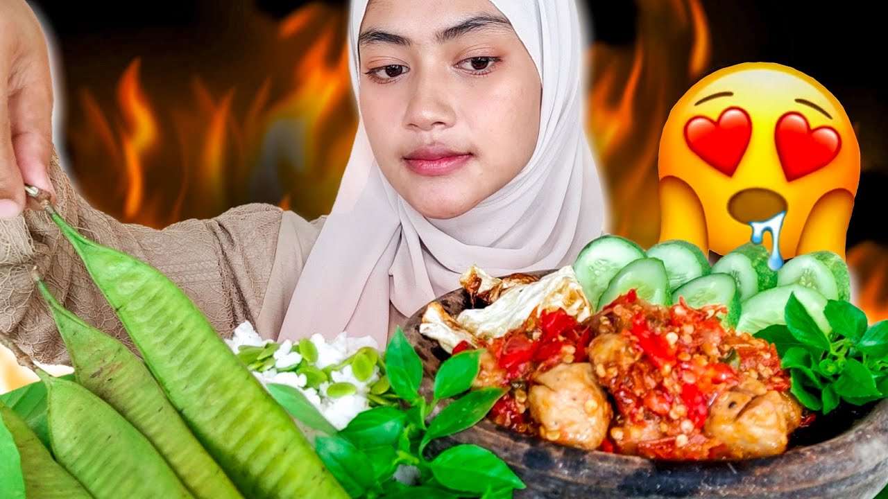 MUKBANG PENTOL PENYET PEDAS SAMBEL MERCON + LALAPAN | ASMR INDONESIA