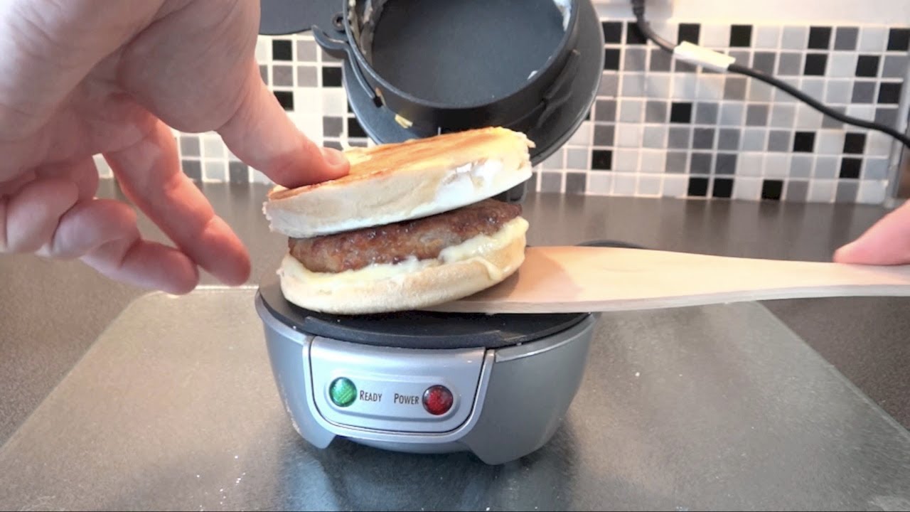 Пробуем сэндвич-машину Hamilton Beach Breakfast в Великобритании (видео 2013 года — старая информ...