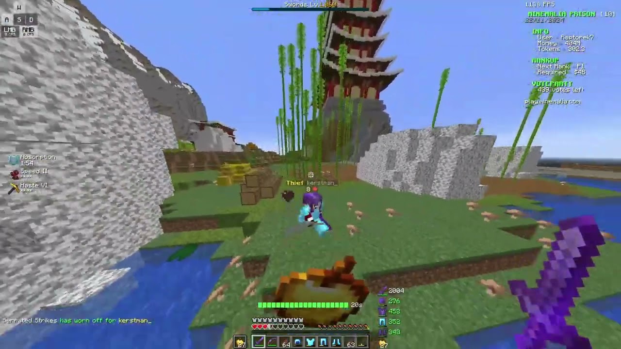 Minemalia  Factions/Prison fights
