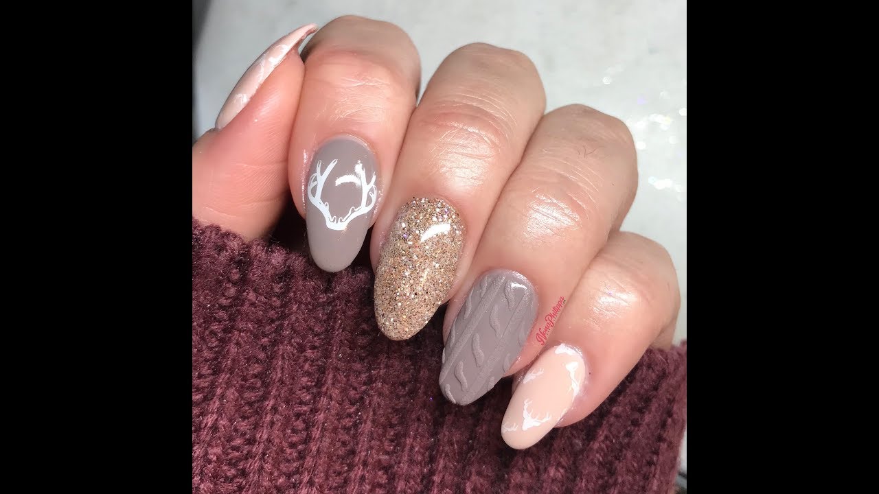 How To Do Sweater Nails-Magpie Beauty