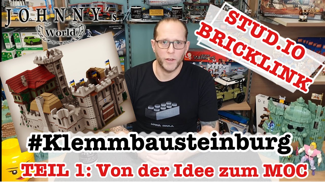 #klemmbausteinburg - TEIL 1: Mit Stud.io und Bricklink von der Idee zum MOC