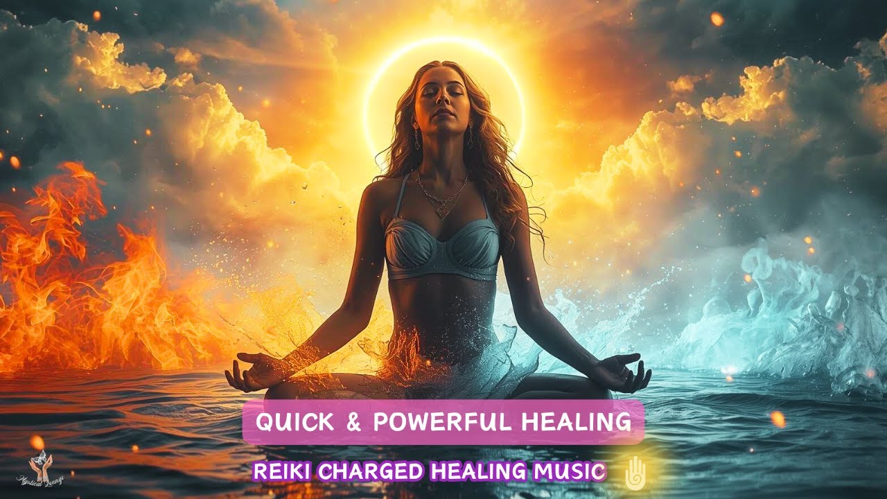 Release Heavy Emotions 🔥💧 10 Min Reiki for Inner Balance