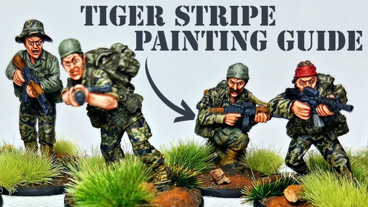 How to Paint 28mm US Vietnam Special Forces | Tiger Stripe | Empress Miniatures