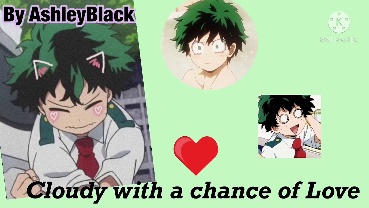 Cloudy with a chance of Love // Nervous Deku x listener// Valentine’s Day Special 💞💚✨