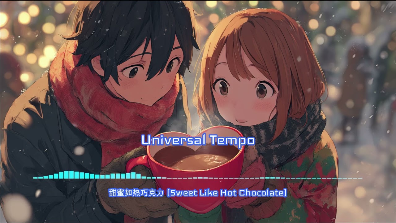 Chinese Mandarin Love Song with Lyrics - 甜蜜如热巧克力 (Sweet Like Hot Chocolate) - Universal Tempo