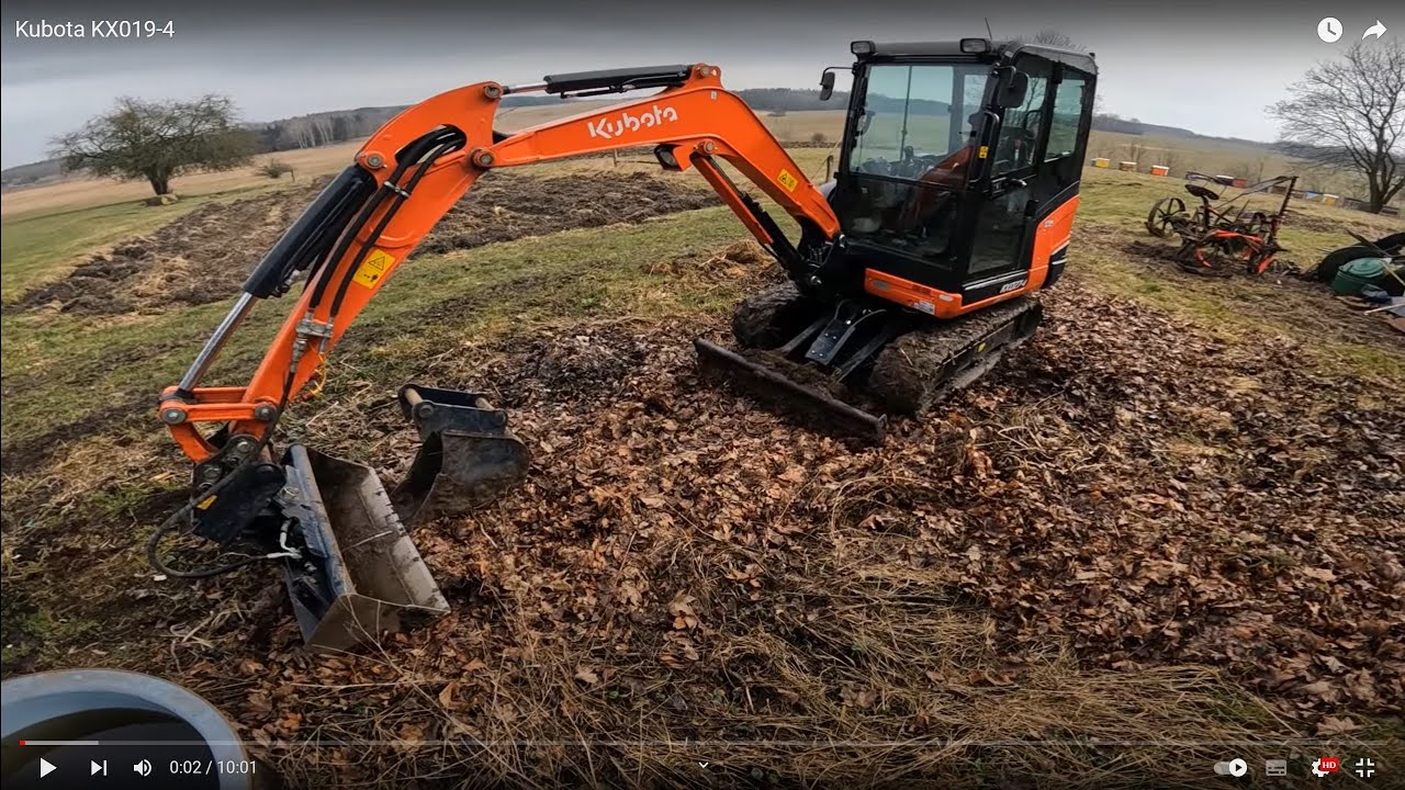 Kubota KX019-4 excavator