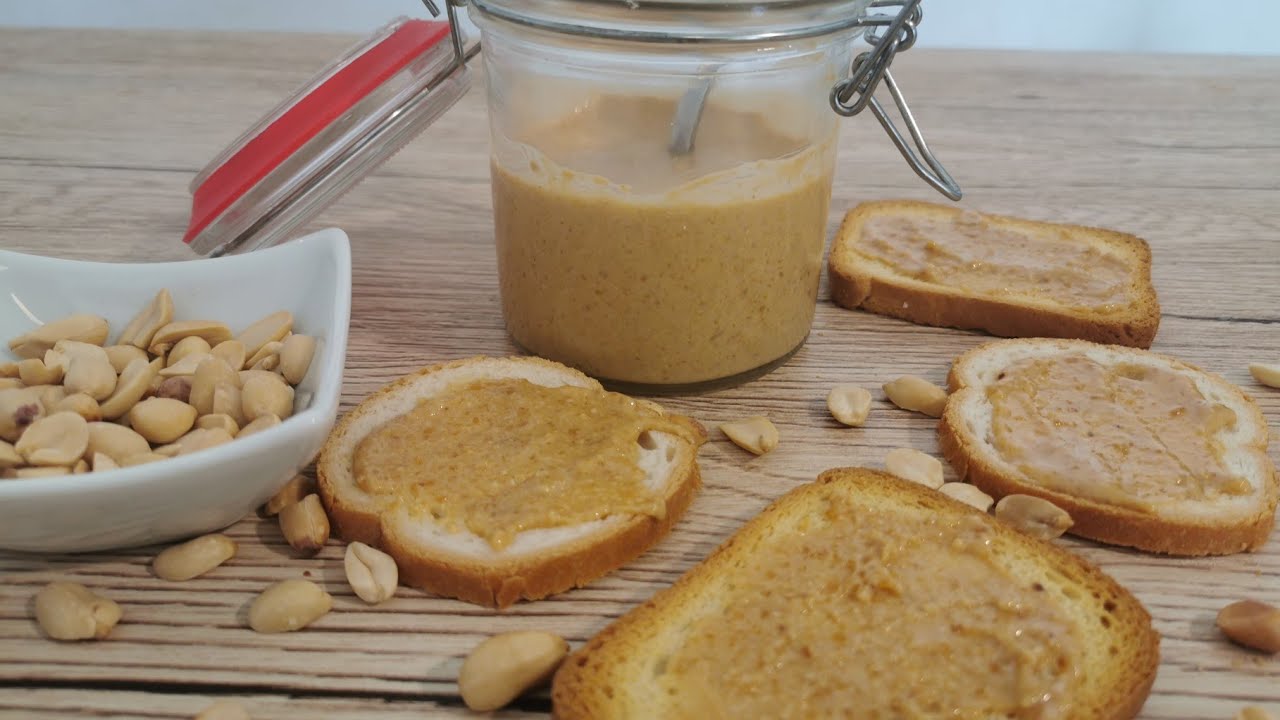 RECETTE DE BEURRE DE CACAHUÈTES MAISON| PÂTE À TARTINER
