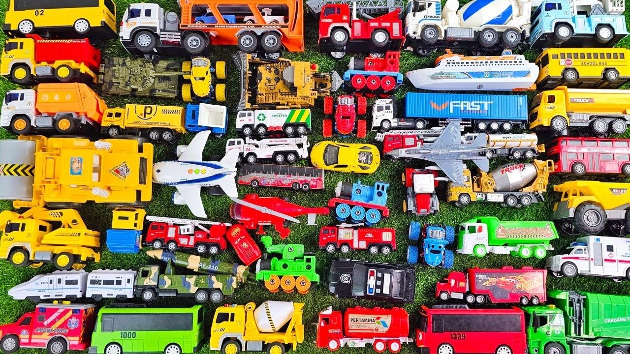 Mobil Mobilan Polisi, Mobil Truk Molen, Mobil Balap, Mobil Damkar, Beko Excavator, Ambulance 257