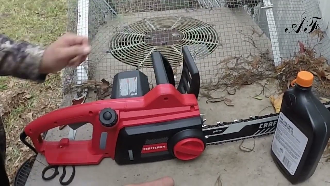 Craftsman Electric Chainsaw- Unboxing & Full Test