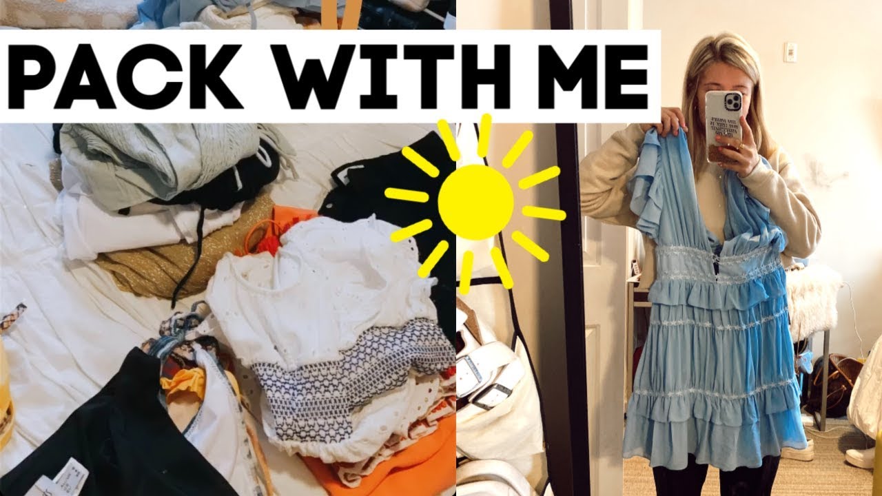 pack + prep with me for spring break