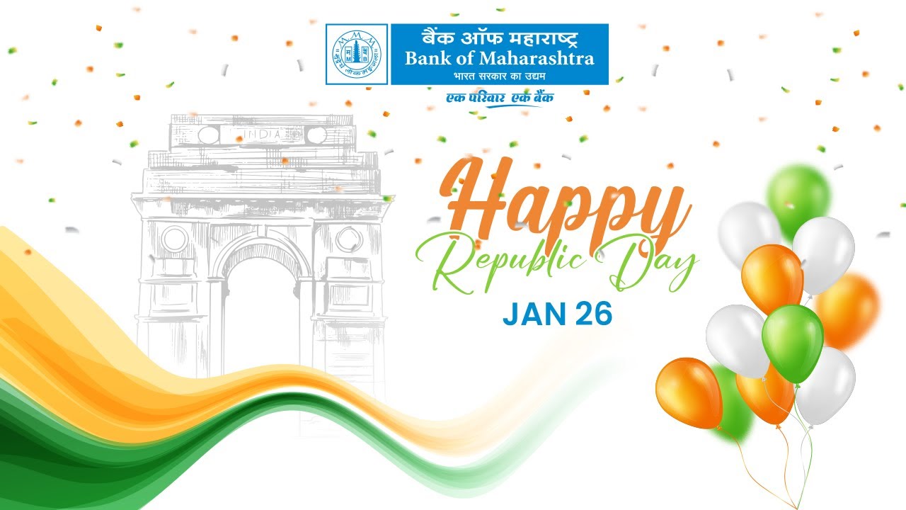 Happy Republic Day | Wishes from Bank of Maharashtra