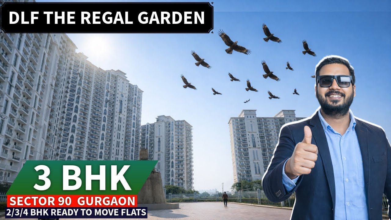 DLF Regal Garden Gurgaon Sector 90 🏡 2/3/4 BHK Ready to Move Full Society Tour Price Details Review