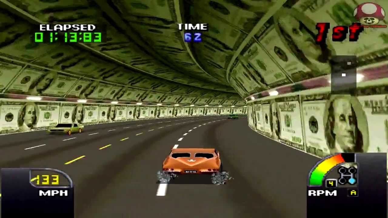 Cruis'n USA (Nintendo 64): All race tracks + Ending