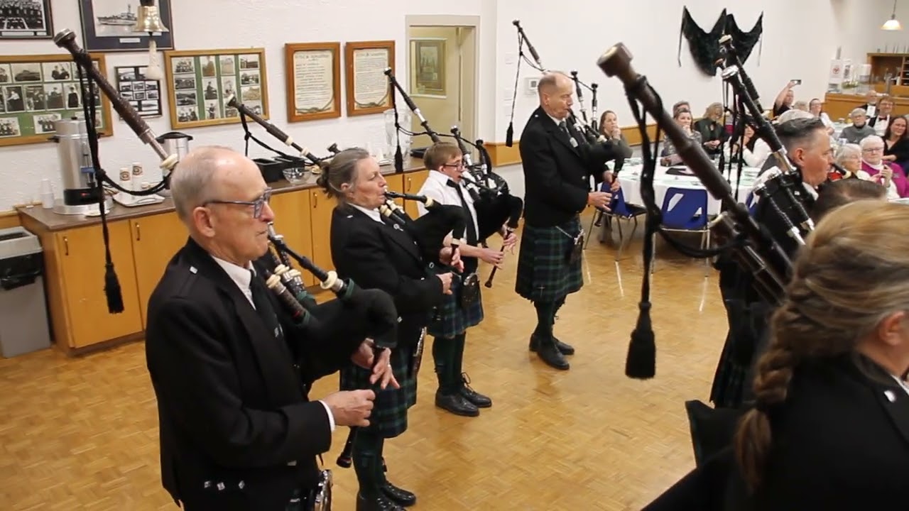 Kinc Record, Kincardine Scottish Pipe Band at Robbie Burns Supper, Jan  24, 2026