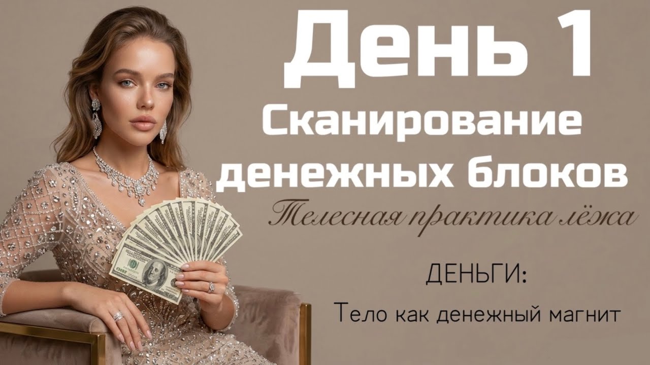 Сканирование денежных блоков: где в теле живут страхи? 💸 Мягкая практика на очищение денежного поля