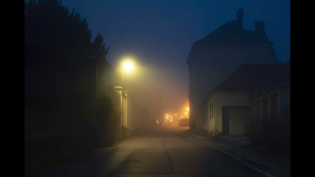 Calm night walk | Playlist for focus, studying, sleep, relaxation