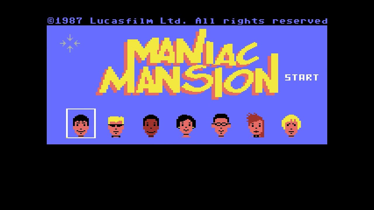 Commodore 64 Longplay [378] Maniac Mansion (US)