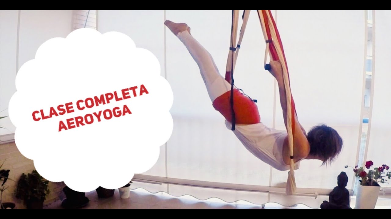 🧚‍♀️CLASE GUIADA YOGA AEREO: 👉 35 min (todos los niveles)