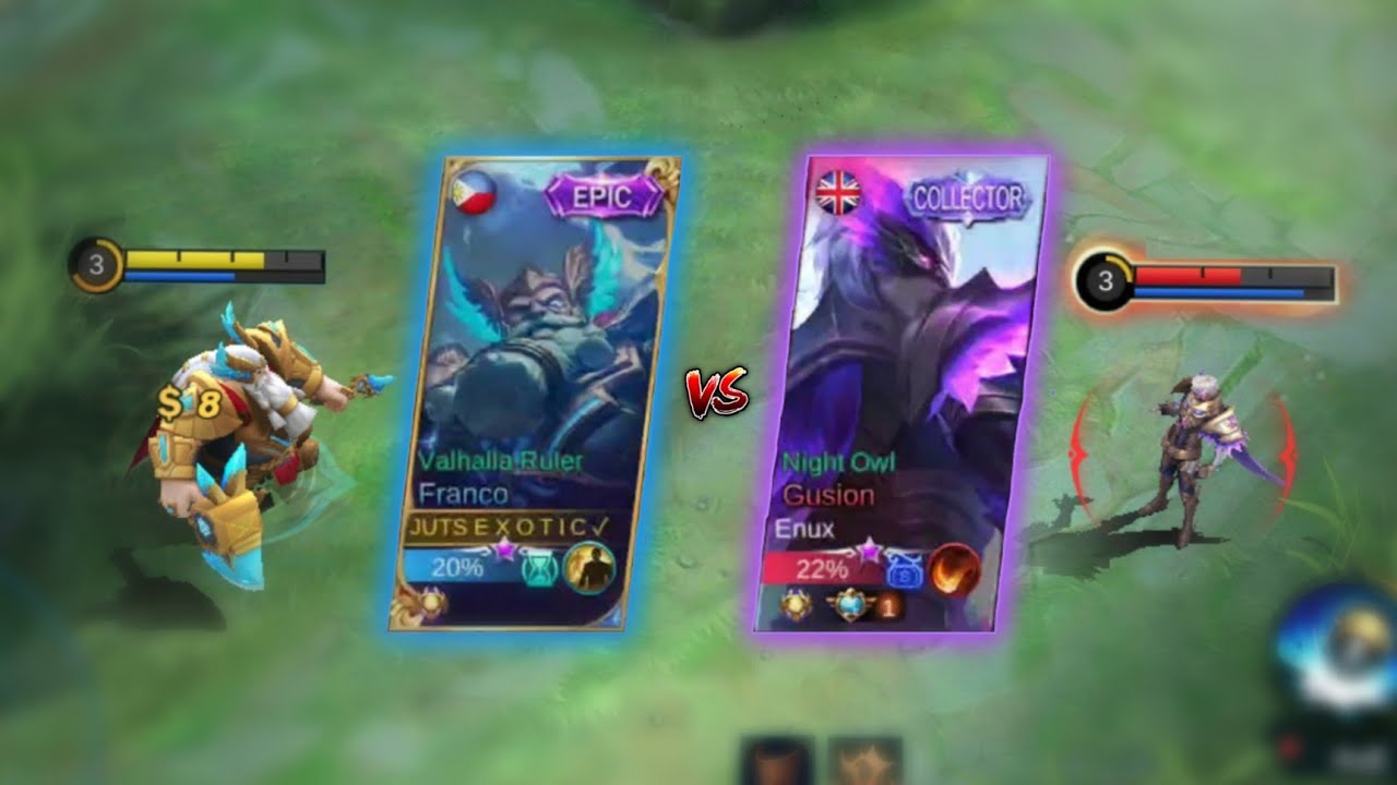 Exotic Meet Top Global SUPREME Gusion in Ranked?! l WHO WIN? ~MLBB