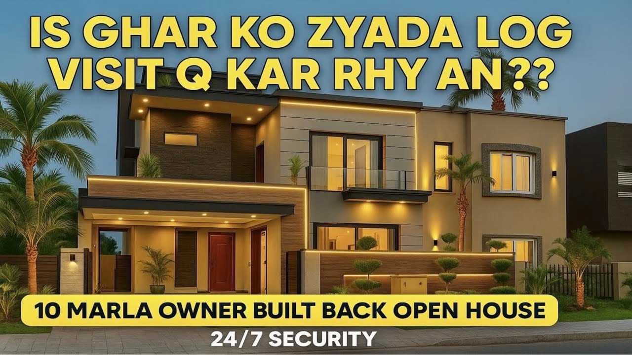 10 Marla New Double Unit | Peaceful Street | Urgent Sale Overseas Families Dream House