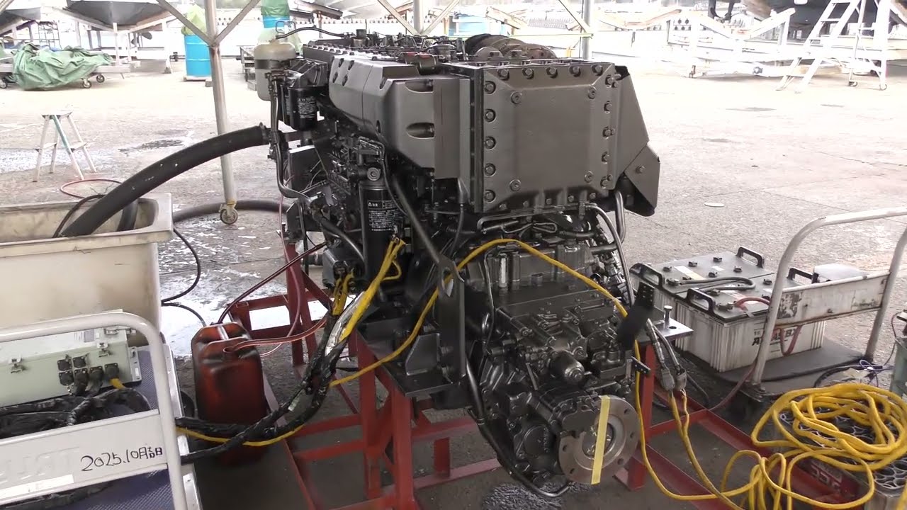 No.6059 コマツ 6M125AP-5 673PS(2.48)二次規制 Komatsu