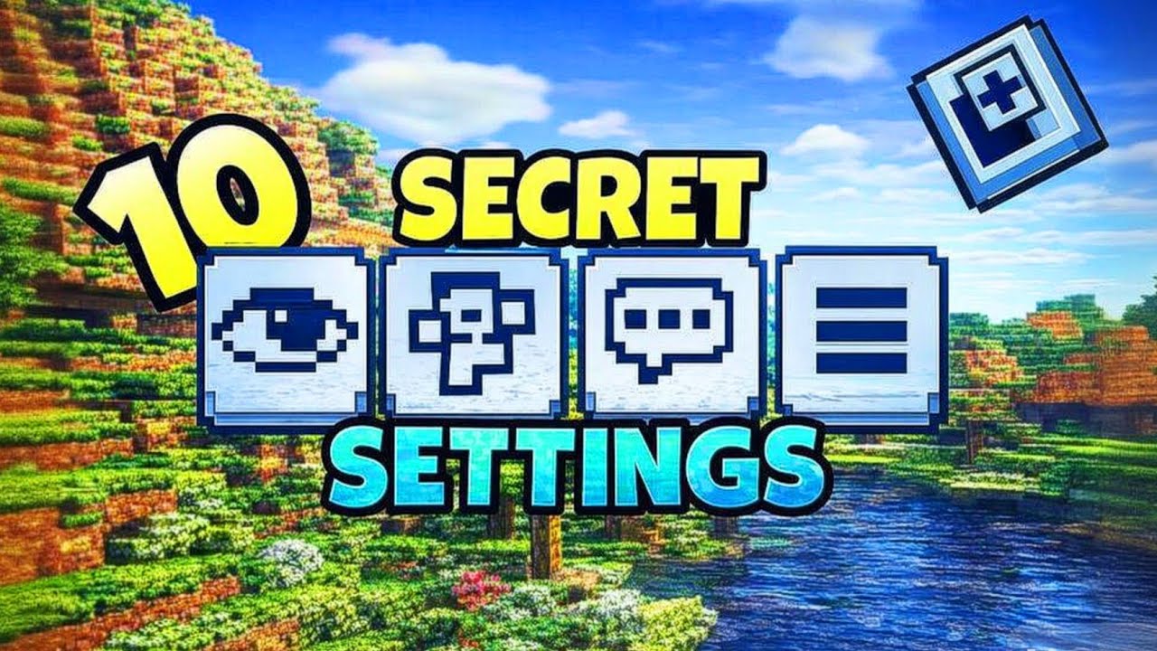 10 Secret Pro Settings For Minecraft Pocket Edition 🔥