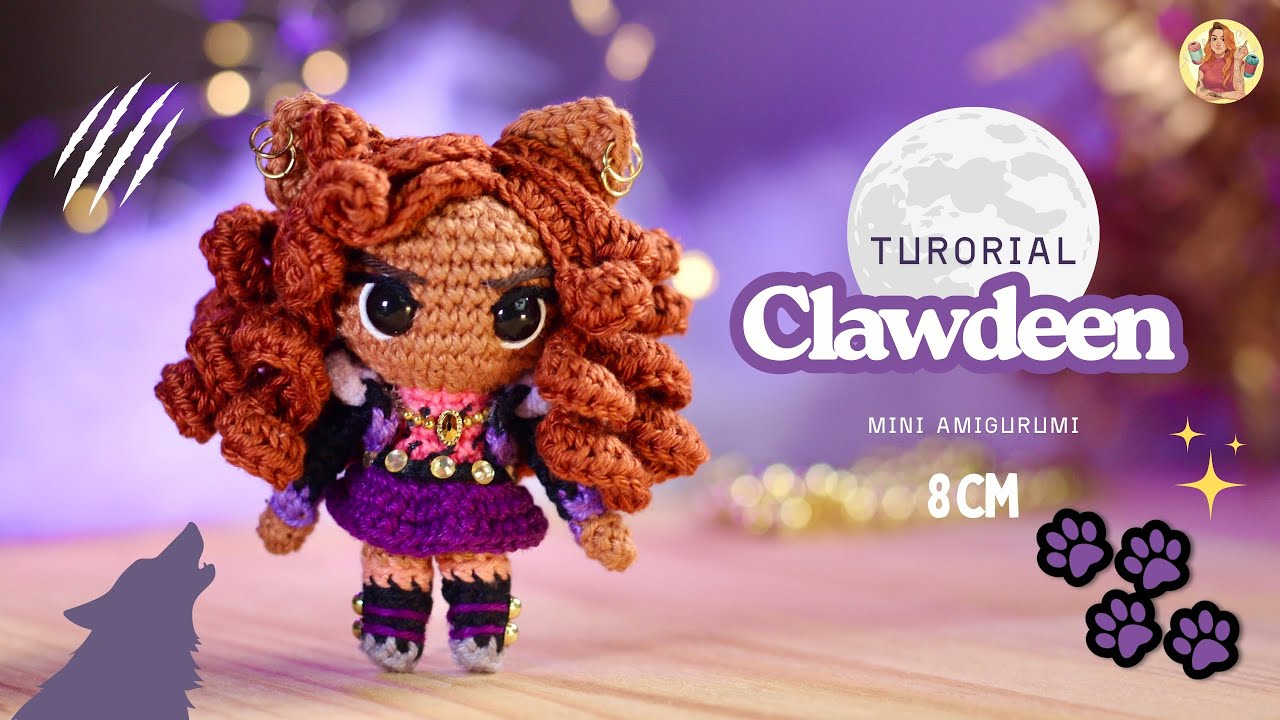 TUTORIAL MINI CLAWDEEN AMIGURUMI | Amigurumis da Vit
