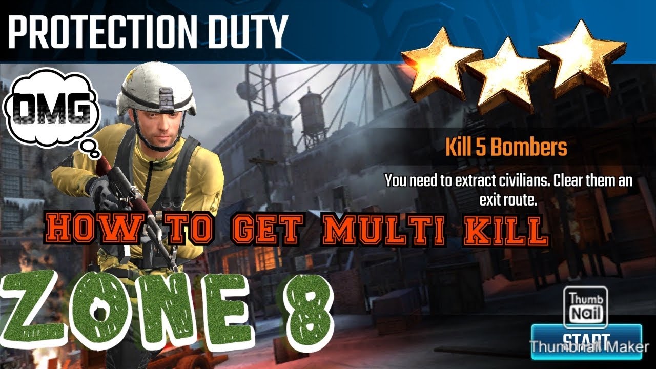 Protection Duty, Sniper Strike special ops mission #14- Nuclear Winter (rifle/zone 8)