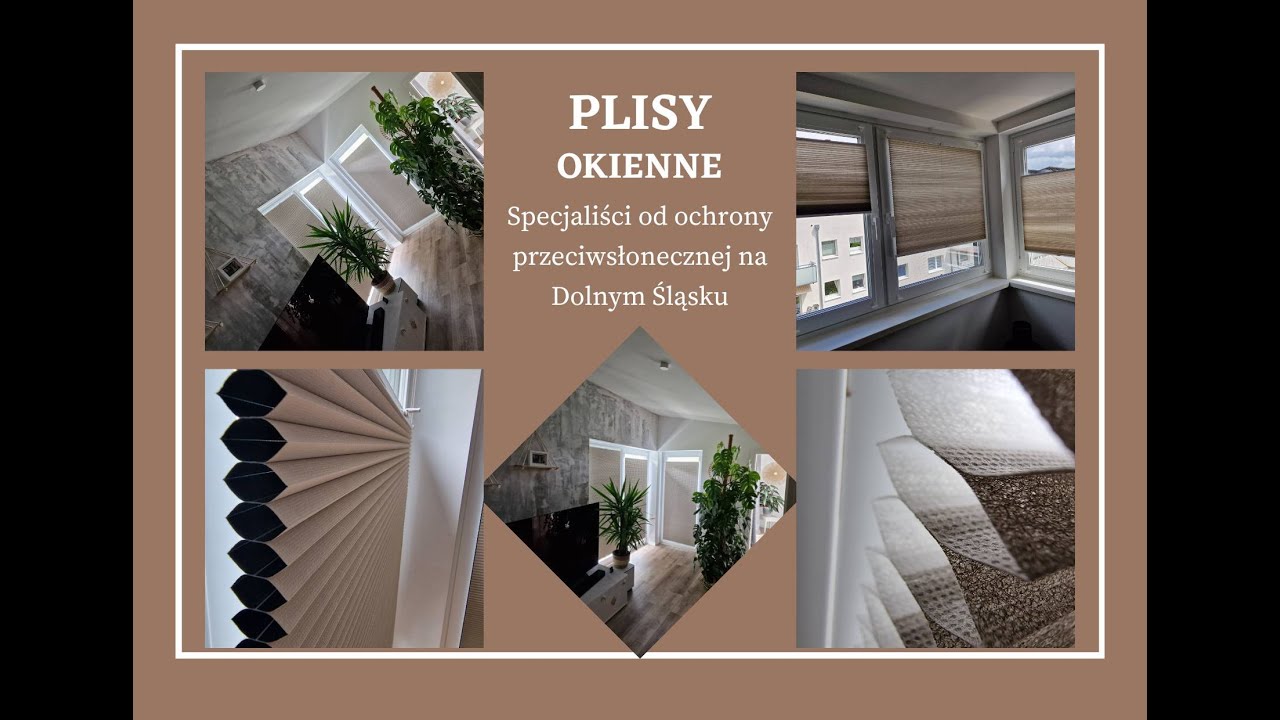 Plisy okienne - ochrona przed słońcem