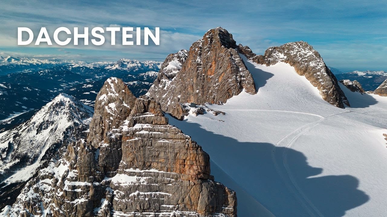 Dachstein Mountain Drone View In 4K | DJI Mini 4 Pro