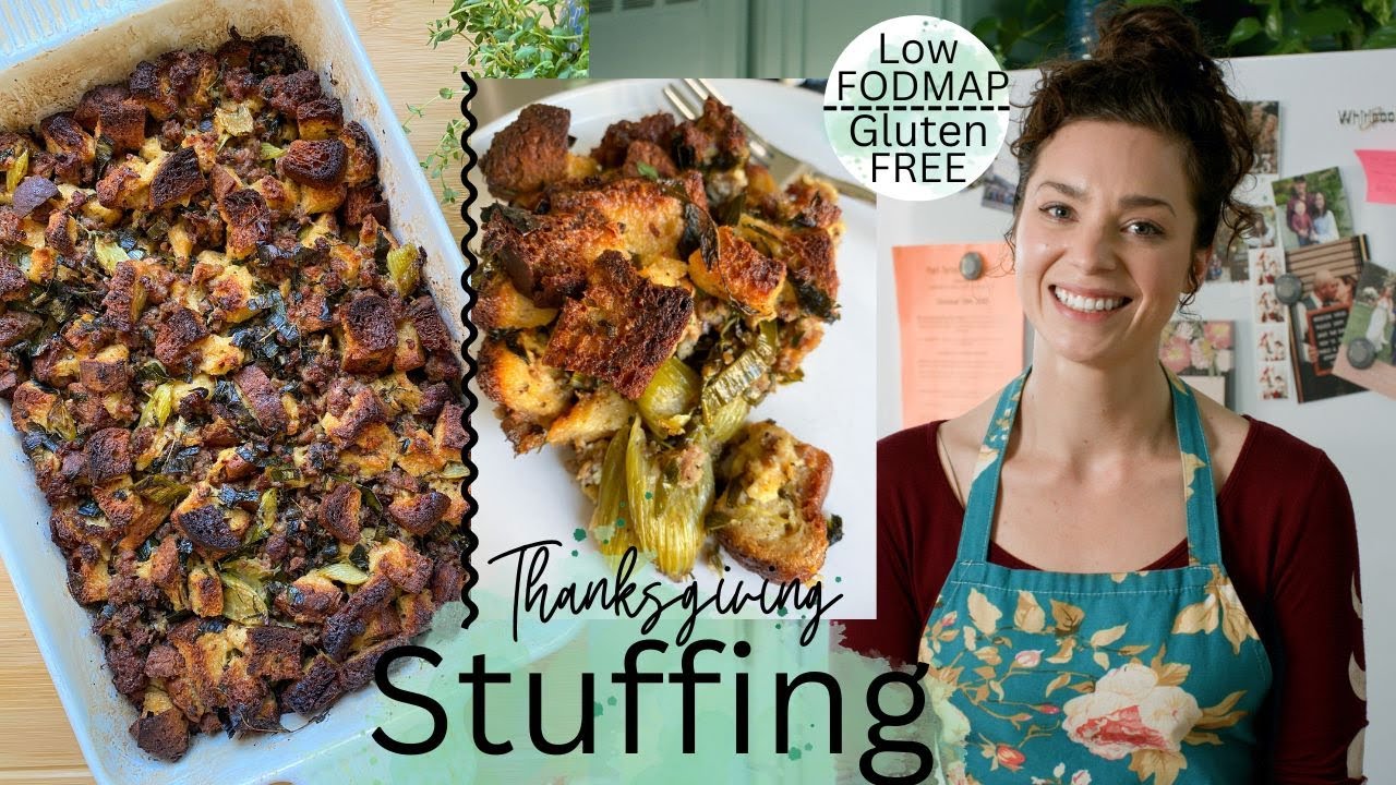 THE BEST Gluten FREE Stuffing EVER | Low FODMAP Thanksgiving Recipes | Grit and Groceries