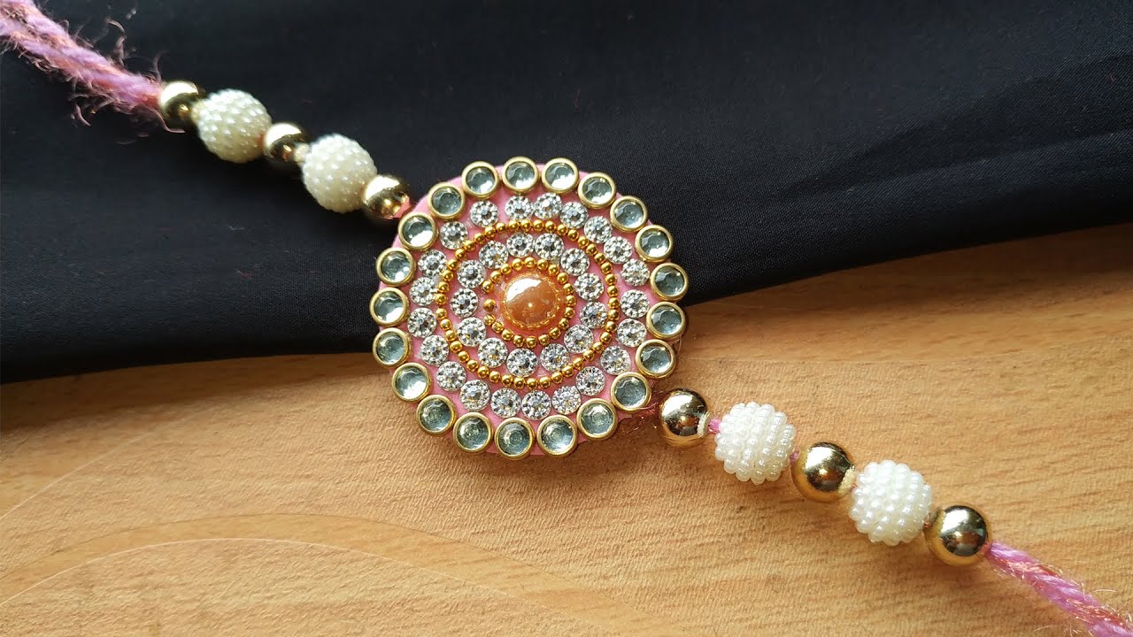 How to make Fancy Rakhi at home || Beautiful and Easy Rakhi making ideas || Easy Rakhi Tutorial
