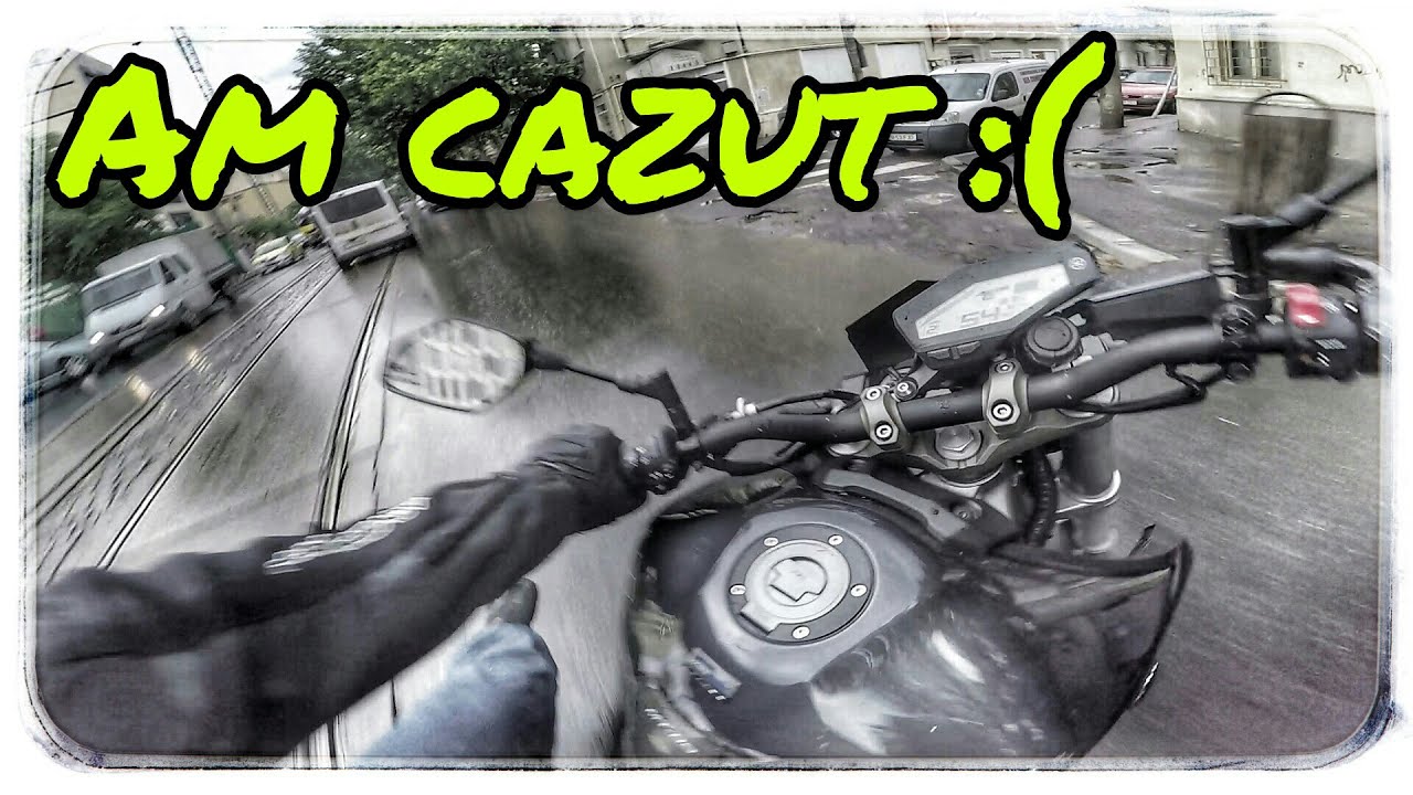 Am căzut cu motocicleta :(