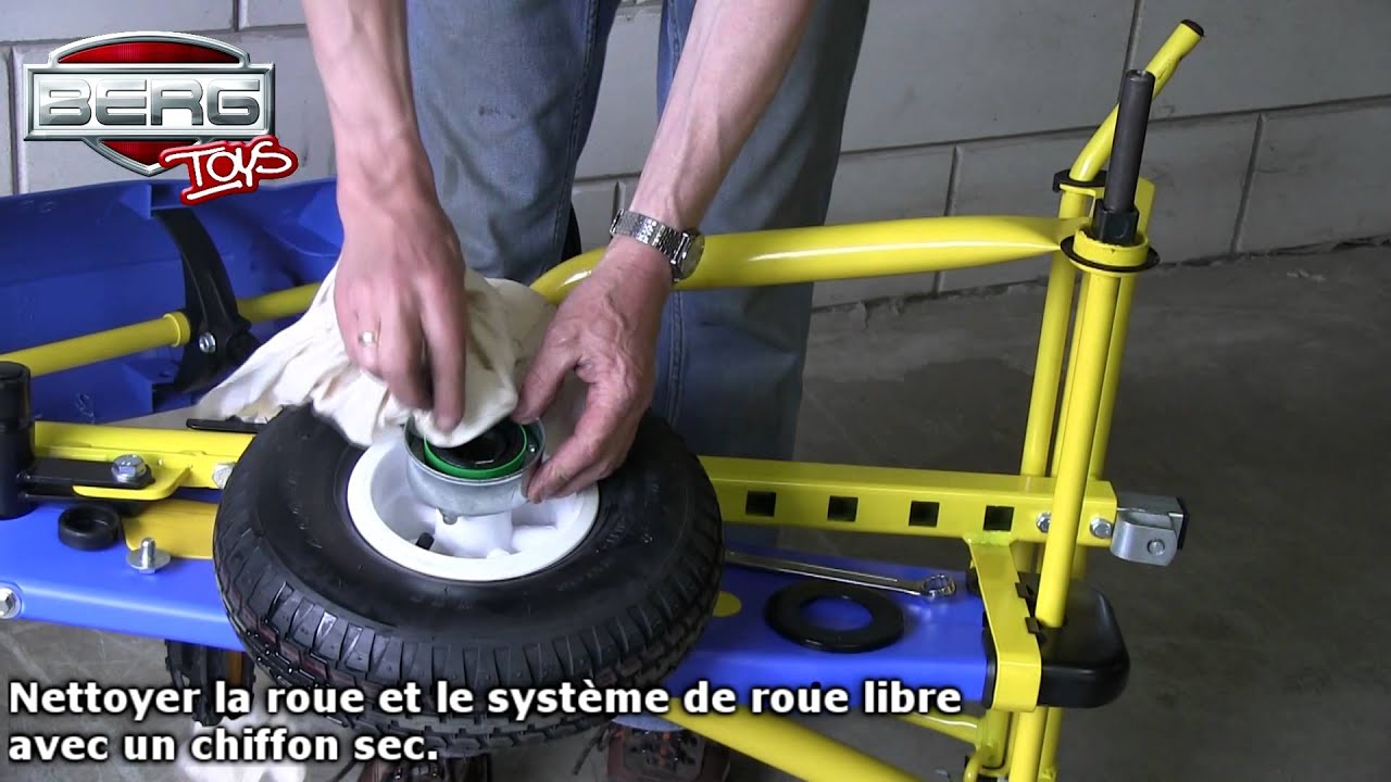 BERG Toys Nettoyer, le système de roue libre ne functionne pas