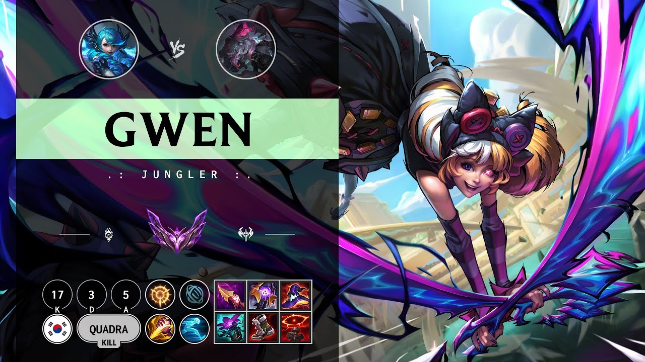 Gwen Jungle vs Briar - KR Master Patch 14.11