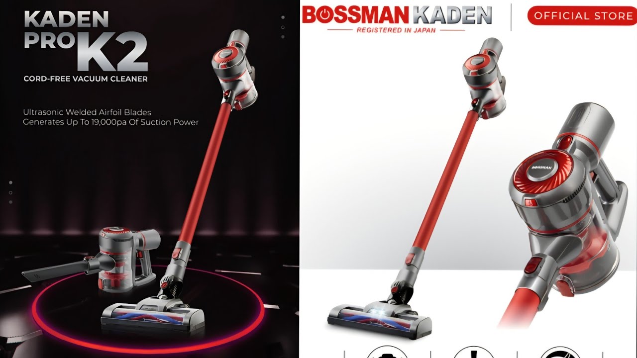 Распаковка/обзор беспроводного пылесоса Bossman Kaden Pro K2 от FE.