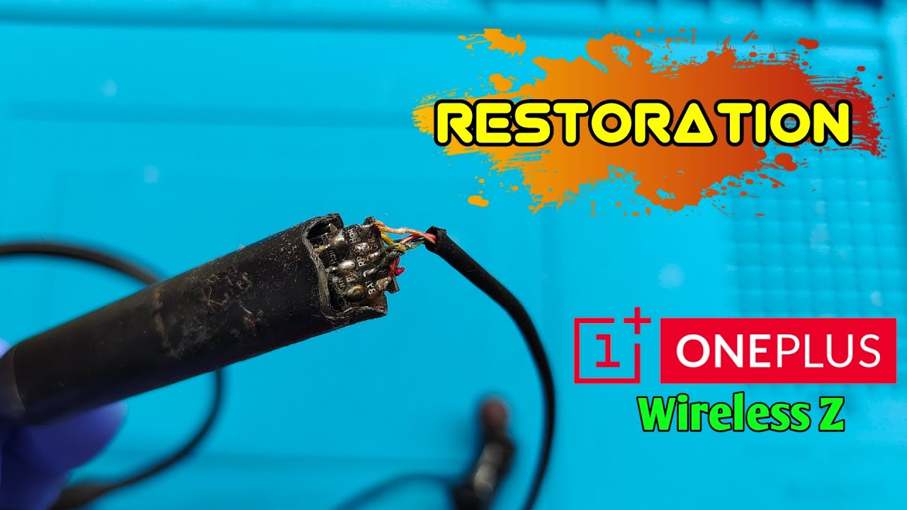 Onplus Wireless Z Black Restoration || Replace Battery section Cases.